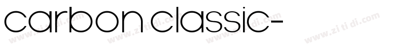 Carbon Classic字体转换